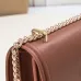 15Burberry Leather Shoulder Bag with Chain Strap #A45669