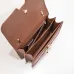 17Burberry Leather Shoulder Bag with Chain Strap #A45669