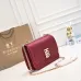 3Burberry Leather Shoulder Bag with Chain Strap #A45669