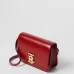 10Burberry TB Leather Shoulder Bag - Burgundy Shoulder Bags #A51002