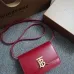 11Burberry TB Leather Shoulder Bag - Burgundy Shoulder Bags #A51002