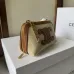 8CELINE CLUTCH ON CHAIN CUIR TRIOMPHE IN TEXTILE AND CALFSKIN #A49271
