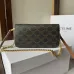 12CELINE MULTIPOCHETTE in TRIOMPHE CANVAS AND CALFSKIN #A49260