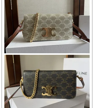 CELINE MULTIPOCHETTE in TRIOMPHE CANVAS AND CALFSKIN #A49260