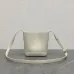 12Celine Calfskin Leather Small Triomphe Bucket Bag  Brown/White #A49264
