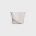 20Celine Calfskin Leather Small Triomphe Bucket Bag  Brown/White #A49264