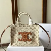 Celine Canvas Tyce Small Shoulder Tote Bag #A49300