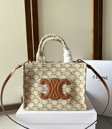 Celine Canvas Tyce Small Shoulder Tote Bag #A49300