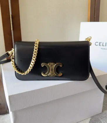Celine Claude Laminated Shoulder Bag #A49259