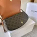 3Celine Clutch On Strap Tabou in Triomphe Canvas Calfskin #A49298