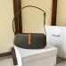 7Celine Clutch On Strap Tabou in Triomphe Canvas Calfskin #A49298