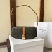 1Celine Clutch On Strap Tabou in Triomphe Canvas Calfskin #A49298