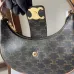 3Celine Dnu Ava Medium Triomphe Coated Canvas &amp; Leather Shoulder Bag #A49275