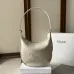 18Celine Heloise Triomphe Canvas &amp; Leather Shoulder Bag Women's #A49261