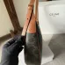 6Celine Heloise Triomphe Canvas &amp; Leather Shoulder Bag Women's #A49261