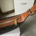 8Celine Heloise Triomphe Canvas &amp; Leather Shoulder Bag Women's #A49261