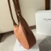 11Celine Heloise Triomphe Canvas &amp; Leather Shoulder Bag Women's #A49261