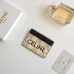 12Celine Leather Card Case with Logo Print #A46199