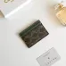 16Celine Leather Card Case with Logo Print #A46199