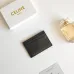 22Celine Leather Card Case with Logo Print #A46199