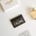 4Celine Leather Card Case with Logo Print #A46199