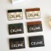 1Celine Leather Card Case with Logo Print #A46199