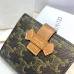 3Celine Leather Wallet with Triomphe Closure #A46200