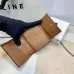 6Celine Leather Wallet with Triomphe Closure #A46200