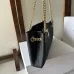12Celine NEWSPAPER CHAIN BAG TRIOMPHE SOFT in SUPPLE CALFSKIN #A49277