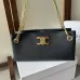 11Celine NEWSPAPER CHAIN BAG TRIOMPHE SOFT in SUPPLE CALFSKIN #A49277