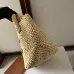 7Celine SMALL CABAS THAIS IN RAFFIA AND CALFSKIN  #A49276