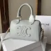 17Celine Small Boston 2Way Bag Shoulder Triomphe Cuile Leather #A49301