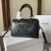 9Celine Small Boston 2Way Bag Shoulder Triomphe Cuile Leather #A49301