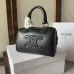 10Celine Small Boston 2Way Bag Shoulder Triomphe Cuile Leather #A49301