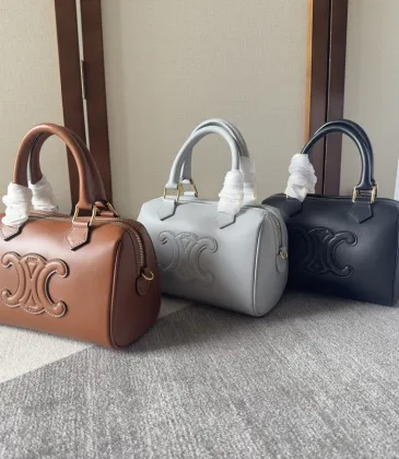 Celine Small Boston 2Way Bag Shoulder Triomphe Cuile Leather #A49301