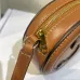 7Celine Smooth Calfskin Cuir Small Triomphe Oval Crossbody Purse Tan #A49272