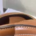 9Celine Smooth Calfskin Cuir Small Triomphe Oval Crossbody Purse Tan #A49272