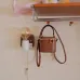 15Celine Smooth Calfskin Cuir Triomphe Mini Vanity Case Tan #A49273
