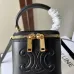 21Celine Smooth Calfskin Cuir Triomphe Mini Vanity Case Tan #A49273