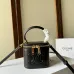 22Celine Smooth Calfskin Cuir Triomphe Mini Vanity Case Tan #A49273