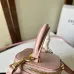 29Celine Smooth Calfskin Cuir Triomphe Mini Vanity Case Tan #A49273