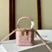 30Celine Smooth Calfskin Cuir Triomphe Mini Vanity Case Tan #A49273
