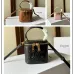 1Celine Smooth Calfskin Cuir Triomphe Mini Vanity Case Tan #A49273