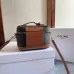 3Celine Triomphe Canvas and Leather Box Bag #A45665