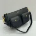 6Celine Triomphe Shoulder Bag with Multiple Pockets #A45664