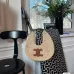 3vCELINE CLASSIC PANIER HOBO BAG IN RAFFIA AND CALFSKIN #A49278