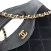 5CHAEL Mini 31bag Black Satchel With Chain #A49784