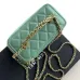 16CHANEL CC GHW Vanity Case 2 Way Shoulder Bag #A49145