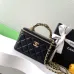 20CHANEL CC GHW Vanity Case 2 Way Shoulder Bag #A49145