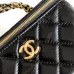 24CHANEL CC GHW Vanity Case 2 Way Shoulder Bag #A49145
